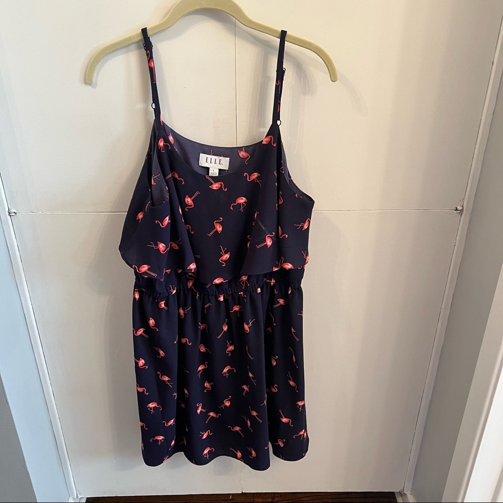 Elle Ladies Flamingo Dress with Adjustable Straps - Picture 3 of 11